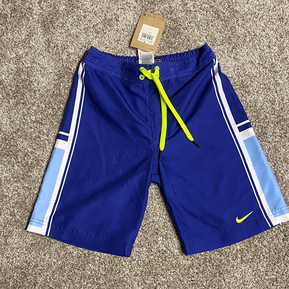 Nike Kids Royal Blue Athletic Shorts boys size 7 new
